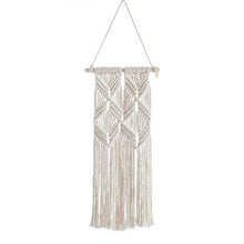 Load image into Gallery viewer, large tapestry nordic V macrame wall hanging wedding decoration handmade room decoration party gift for women girls
