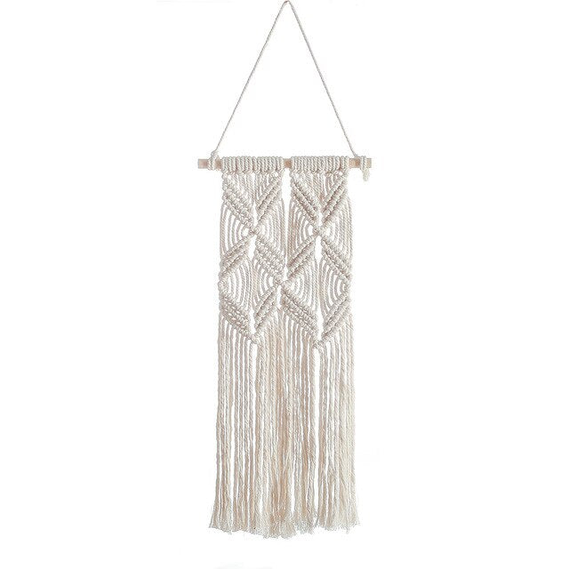 large tapestry nordic V macrame wall hanging wedding decoration handmade room decoration party gift for women girls