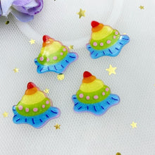 Load image into Gallery viewer, 10pcs/lot kawaii Acrylic Cute Shining Ocean Series flatback cabochons For Hair Bow Centers DIY Scrapbooking Decor C33
