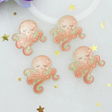 Load image into Gallery viewer, 10pcs/lot kawaii Acrylic Cute Shining Ocean Series flatback cabochons For Hair Bow Centers DIY Scrapbooking Decor C33
