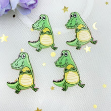 Load image into Gallery viewer, 10pcs/lot kawaii Acrylic Cute Shining Ocean Series flatback cabochons For Hair Bow Centers DIY Scrapbooking Decor C33
